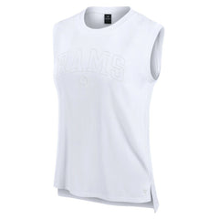 Los Angeles Rams Women's Studio Gym Tank Top White