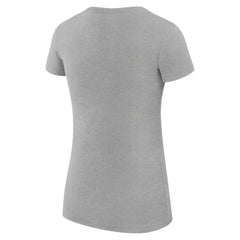 Cleveland Cavaliers G-III 4Her by Carl Banks Women's Super-Slim Fit Lightweight Filigree Logo T-Shirt - Heather Gray