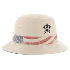 Houston Astros '47 Glory Daze Bucket Hat - Khaki Hats