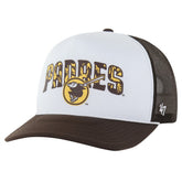 San Diego Padres '47 Retro Region Foam Trucker Adjustable Hat - Brown Hats