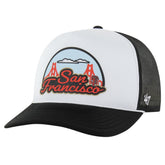 San Francisco Giants '47 Retro Region Foam Trucker Adjustable Hat - Black Hats