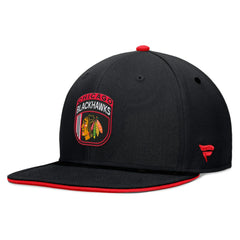 NHL Chicago Blackhawks Fanatics 2024 NHL Draft Snapback Hat - Black