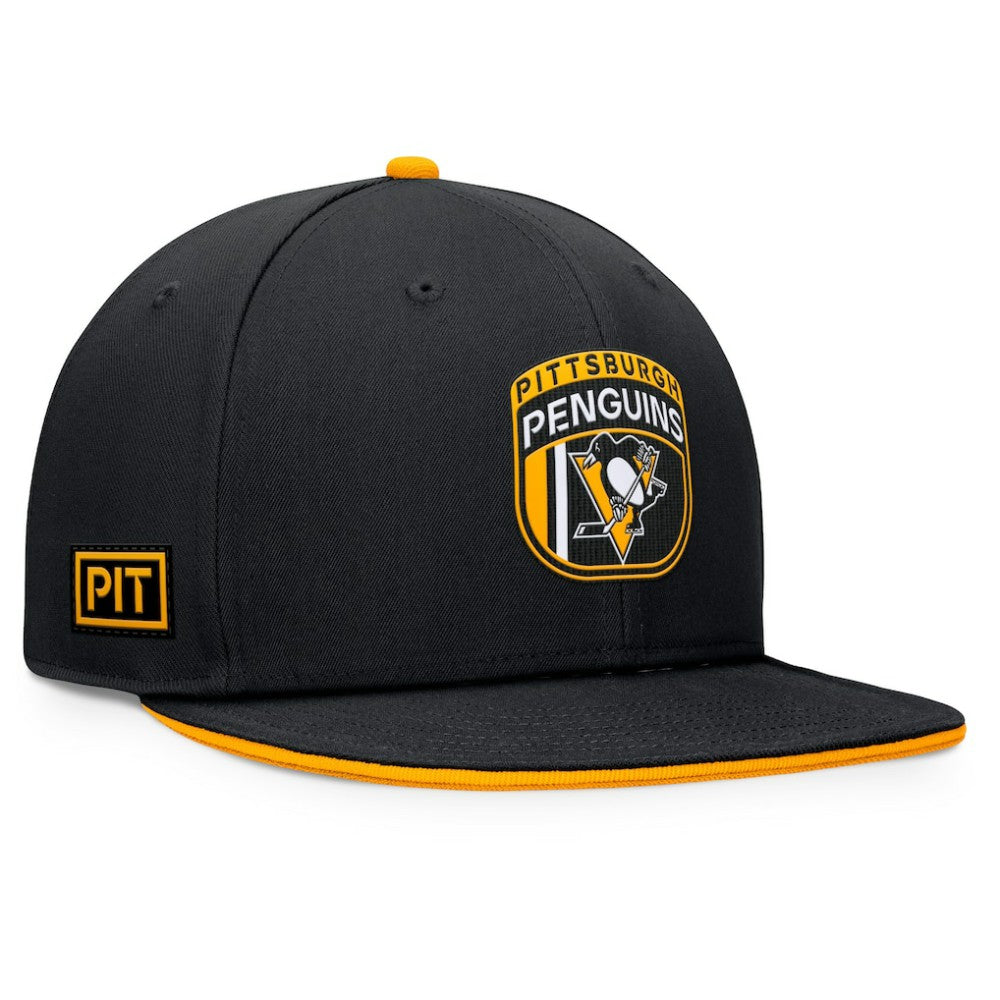 NHL Pittsburgh Penguins Fanatics 2024 NHL Draft Snapback Hat - Black