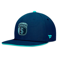 NHL Seattle Kraken Fanatics 2024 NHL Draft Snapback Hat - Deep Sea Blue