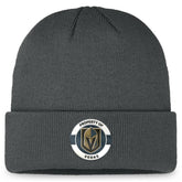 NHL Vegas Golden Knights Fanatics Authentic Pro Training Camp Cuffed Knit Hat - Charcoal