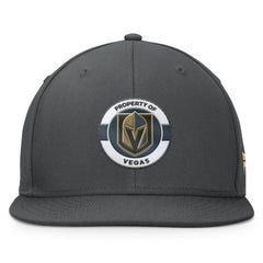 NHL Vegas Golden Knights Fanatics Authentic Pro Training Camp Snapback Hat - Charcoal