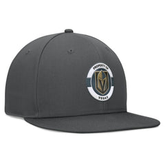 NHL Vegas Golden Knights Fanatics Authentic Pro Training Camp Snapback Hat - Charcoal