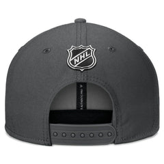 NHL Vegas Golden Knights Fanatics Authentic Pro Training Camp Snapback Hat - Charcoal