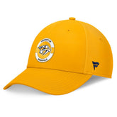 NHL Nashville Predators Fanatics Authentic Pro Training Camp Flex Hat - Gold