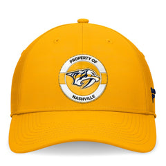 NHL Nashville Predators Fanatics Authentic Pro Training Camp Flex Hat - Gold