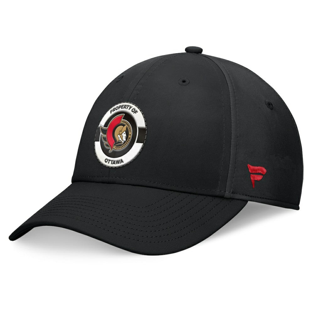 NHL Ottawa Senators Fanatics Authentic Pro Training Camp Flex Hat - Black