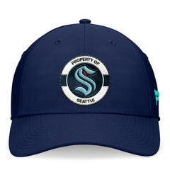 NHL Seattle Kraken Fanatics Authentic Pro Training Camp Flex Hat - Deep Sea Blue