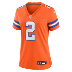 Patrick Surtain II Denver Broncos Women's Mile High Collection 1977 Throwback Player Game Jersey Orange