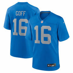 NFL Jared Goff Detroit Lions Alternate Game Jersey - Blue
