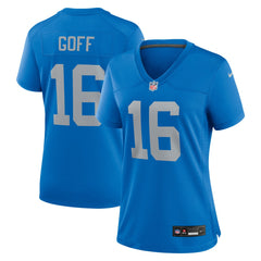 NFL Jared Goff Detroit Lions Women's Alternate Game Jersey - Blue