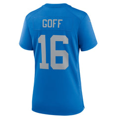 NFL Jared Goff Detroit Lions Women's Alternate Game Jersey - Blue