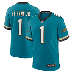NFL Travis Etienne Jr Jacksonville Jaguars Prowler Throwback Player Game Jersey - Teal
