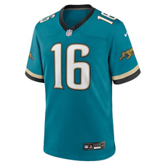 NFL Trevor Lawrence Jacksonville Jaguars Prowler Throwback Player Game Jersey - Teal