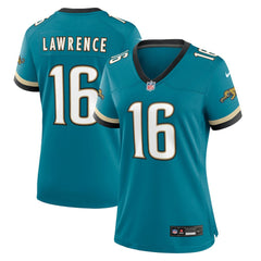 NFL Trevor Lawrence Jacksonville Jaguars Women's Prowler Throwback Game Jersey - Teal