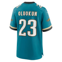 NFL Foye Oluokun Jacksonville Jaguars Prowler Throwback Player Game Jersey - Teal