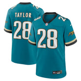 NFL Fred Taylor Jacksonville Jaguars Prowler Throwback Retired Player Game Jersey - Teal