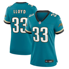 NFL Devin Lloyd Jacksonville Jaguars Women's Prowler Throwback Game Jersey - Teal