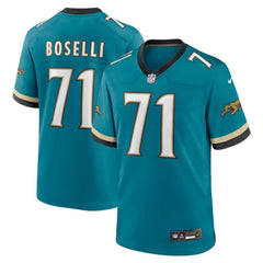 NFL Tony Boselli Jacksonville Jaguars Prowler Throwback Retired Player Game Jersey - Teal