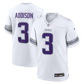 NFL Jordan Addison Minnesota Vikings Alternate Game Player Jersey - White