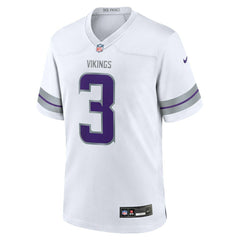 NFL Jordan Addison Minnesota Vikings Alternate Game Player Jersey - White