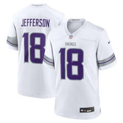 NFL Justin Jefferson Minnesota Vikings Alternate Game Player Jersey - White