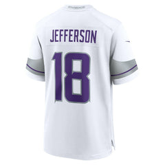 NFL Justin Jefferson Minnesota Vikings Alternate Game Player Jersey - White