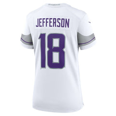 NFL Justin Jefferson Minnesota Vikings Women's Alternate Game Player Jersey - White