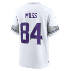 NFL Randy Moss Minnesota Vikings Alternate Retired Player Game Jersey - White