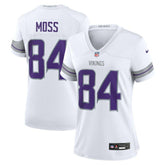 NFL Randy Moss Minnesota Vikings Women's Alternate Retired Player Game Jersey - White