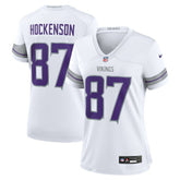 NFL T.J. Hockenson Minnesota Vikings Women's Alternate Game Player Jersey - White
