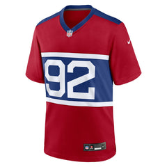 NFL Michael Strahan New York Giants Alternate Retired Player Game Jersey - Century Red