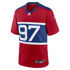 NFL Dexter Lawrence II New York Giants Alternate Player Game Jersey - Century Red