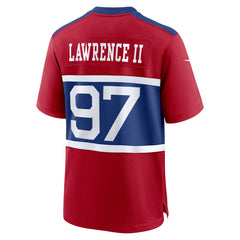 NFL Dexter Lawrence II New York Giants Alternate Player Game Jersey - Century Red