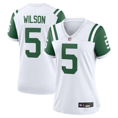 NFL Garrett Wilson New York Jets Women's Classic Alternate Game Jersey - White