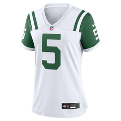 NFL Garrett Wilson New York Jets Women's Classic Alternate Game Jersey - White