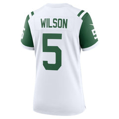 NFL Garrett Wilson New York Jets Women's Classic Alternate Game Jersey - White