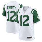 NFL Joe Namath New York Jets Classic Alternate Retired Player Game Jersey - White