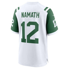 NFL Joe Namath New York Jets Classic Alternate Retired Player Game Jersey - White