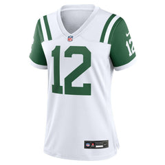 NFL Joe Namath New York Jets Women's Classic Alternate Retired Player Game Jersey - White