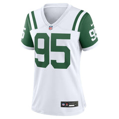 NFL Quinnen Williams New York Jets Women's Classic Alternate Game Jersey - White
