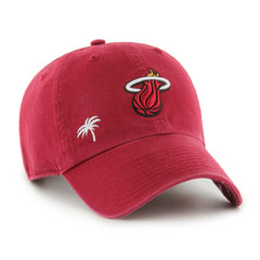 Miami Heat '47 Women's Confetti Undervisor Clean Up Adjustable Hat Red
