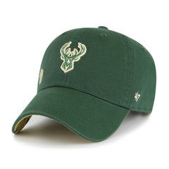 Milwaukee Bucks '47 Women's Confetti Undervisor Clean Up Adjustable Hat Hunter Green
