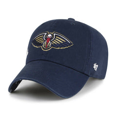 New Orleans Pelicans '47 Women's Confetti Undervisor Clean Up Adjustable Hat Navy