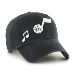 Utah Jazz '47 Women's Confetti Undervisor Clean Up Adjustable Hat Black