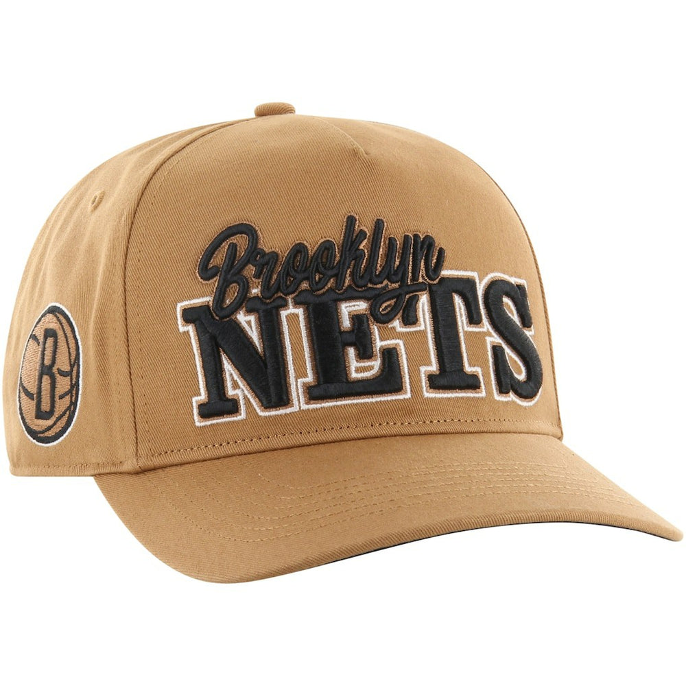 Brooklyn Nets '47 Barnes Hitch Adjustable Hat Tan
